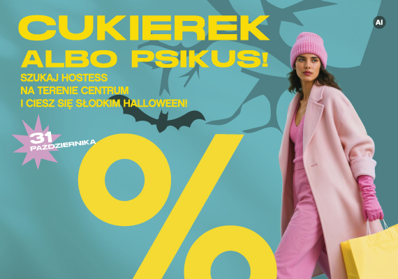 kobieta ubrana na różowo z torbą na zakupy
