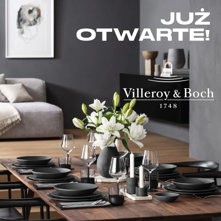 stol z produktami villeroy & boch