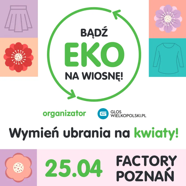 tekst promocji a grafikami ubrań
